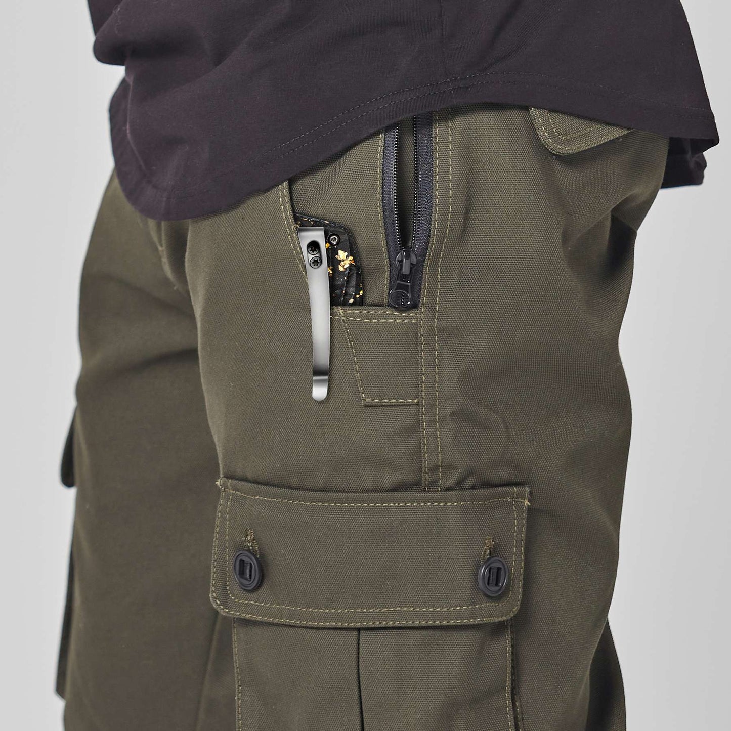 Golden Peafowl | Liner Lock Knife | 7.80” ZDF905 Blade & Clear Resin Handle