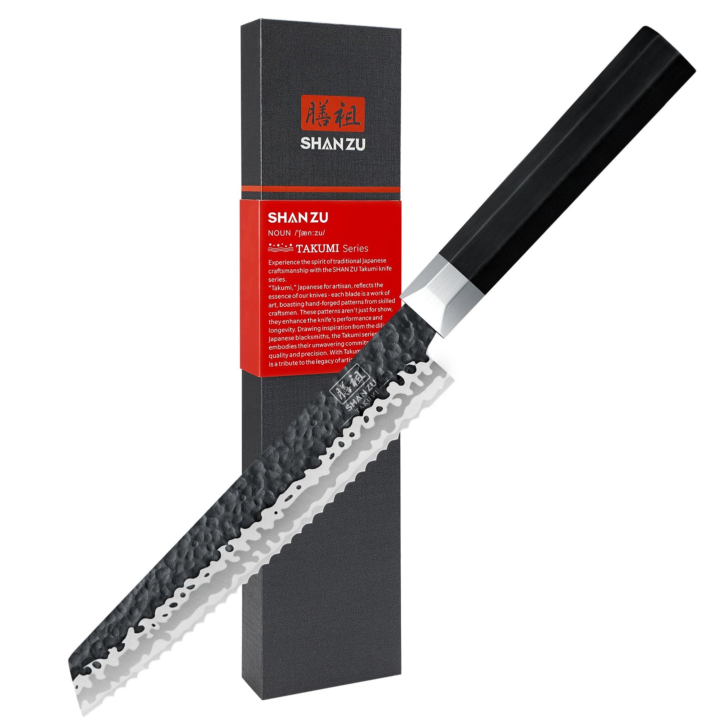 Takumi Japanese Gyuto Bread Knife+MAGNE TICKNIFE HOLDER