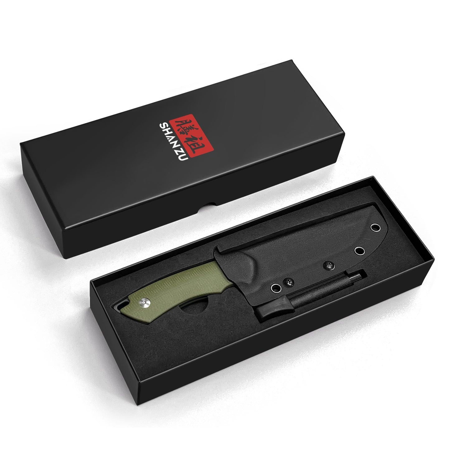 9.52" Green Vesta Saber Ground Fixed Blade Knife