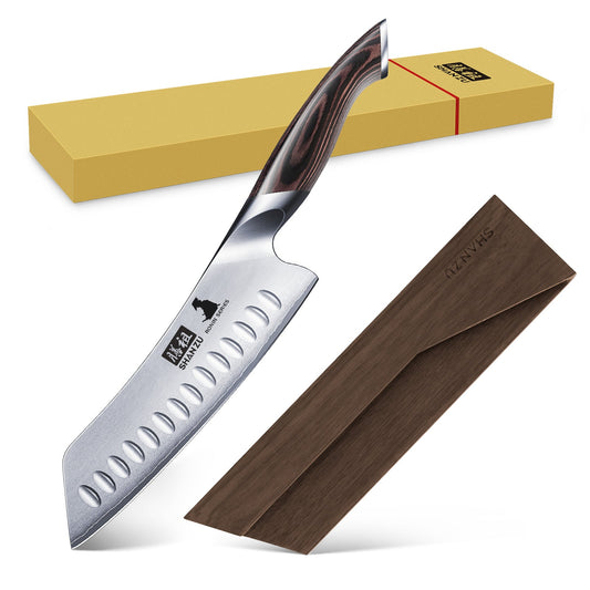 Ronin Japanese 7" Santoku Knife+MAGNE TICKNIFE HOLDER