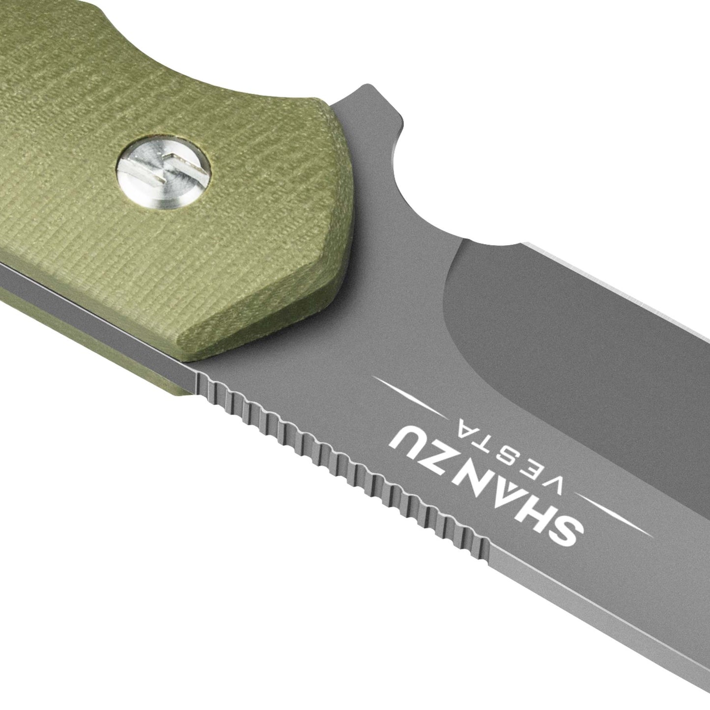 9.52" Green Vesta Saber Ground Fixed Blade Knife