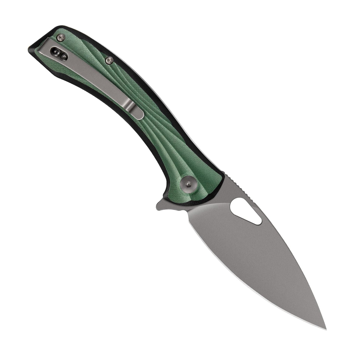 Green Peafowl | Liner Lock Knife | 7.80” ZDF905 Blade & G10 Handle