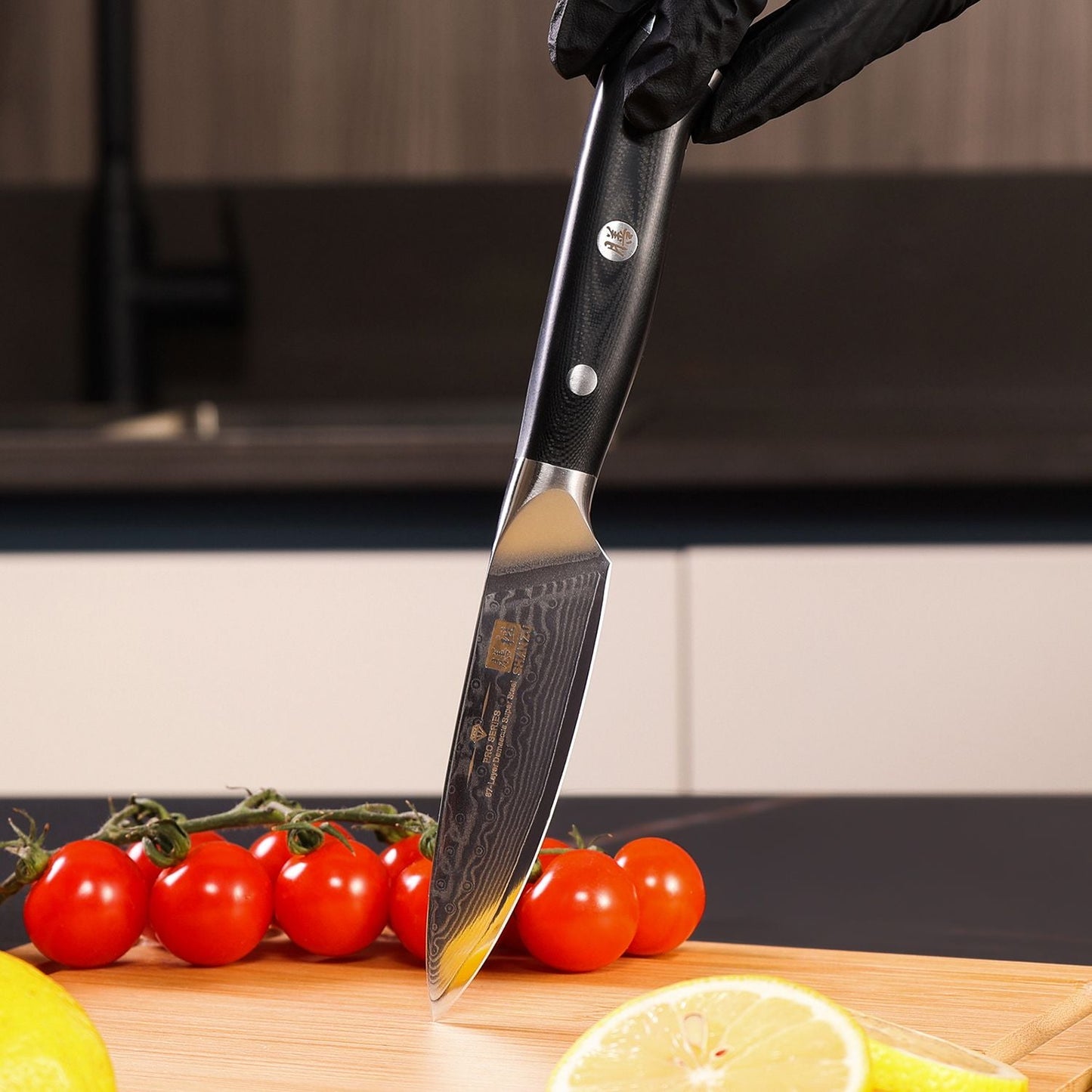 PRO Damascus Paring Knife