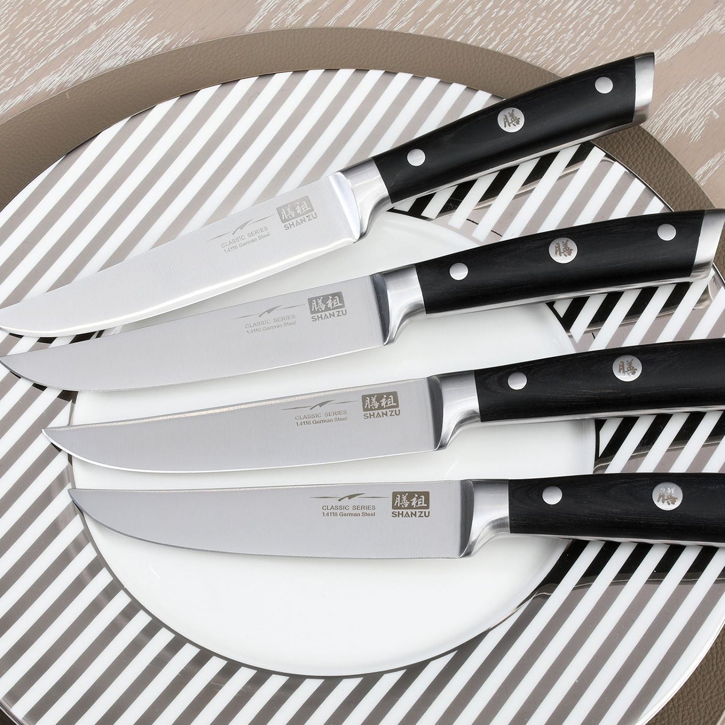 Gift Set | Classic 4-PCS High Carbon Steel Steak Knife Set