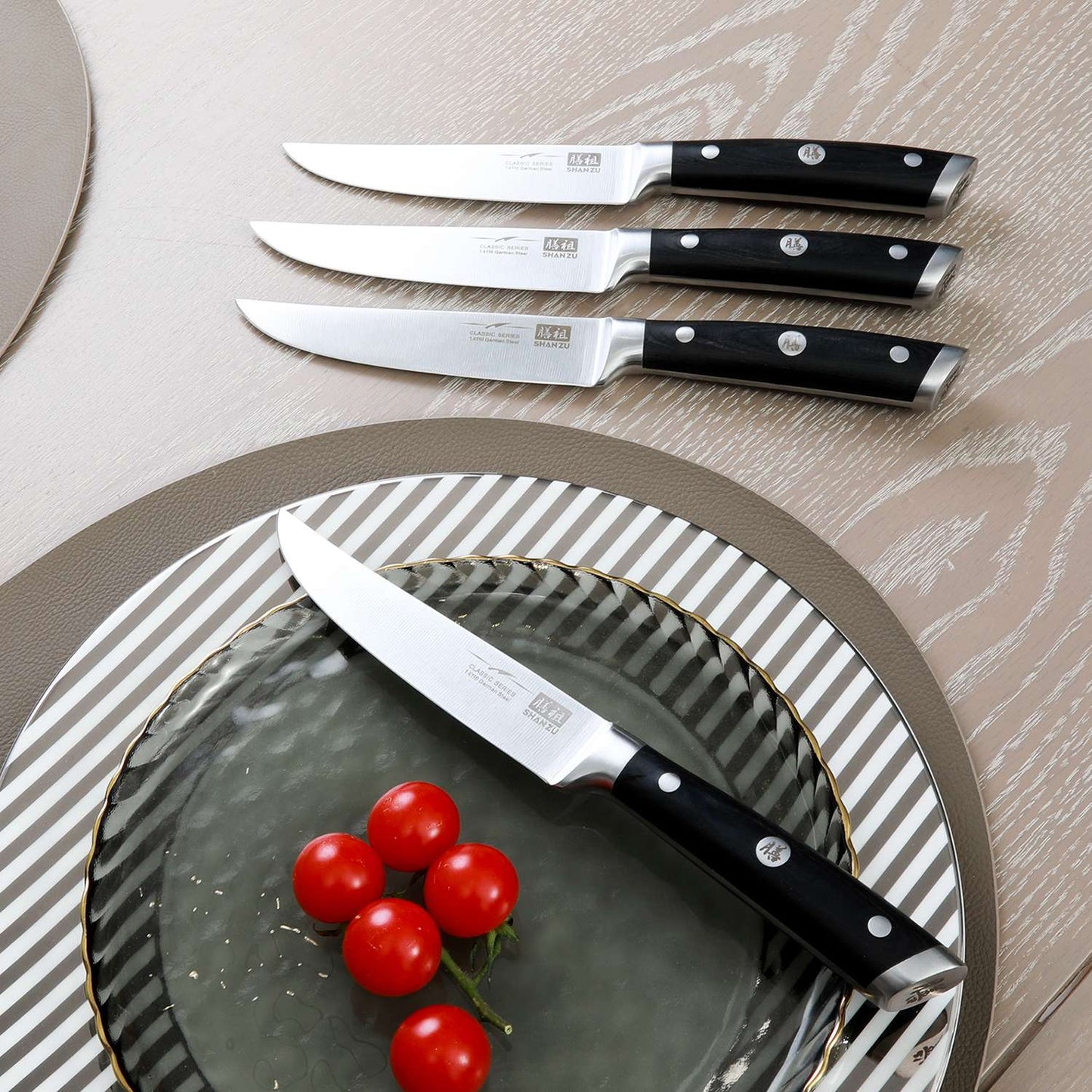 Gift Set | Classic 4-PCS High Carbon Steel Steak Knife Set