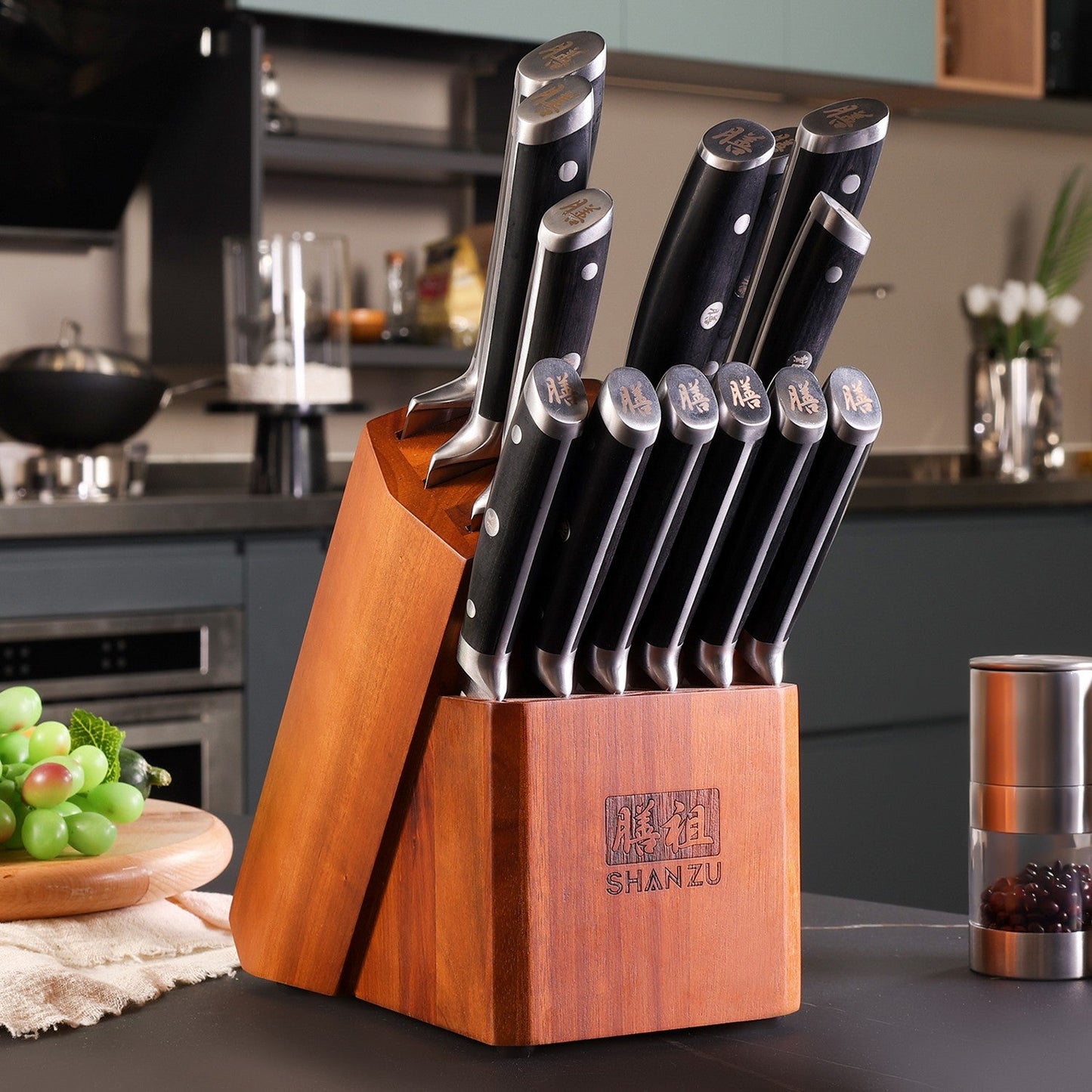 Classic 14-PCS High Carbon Steel Knife Set
