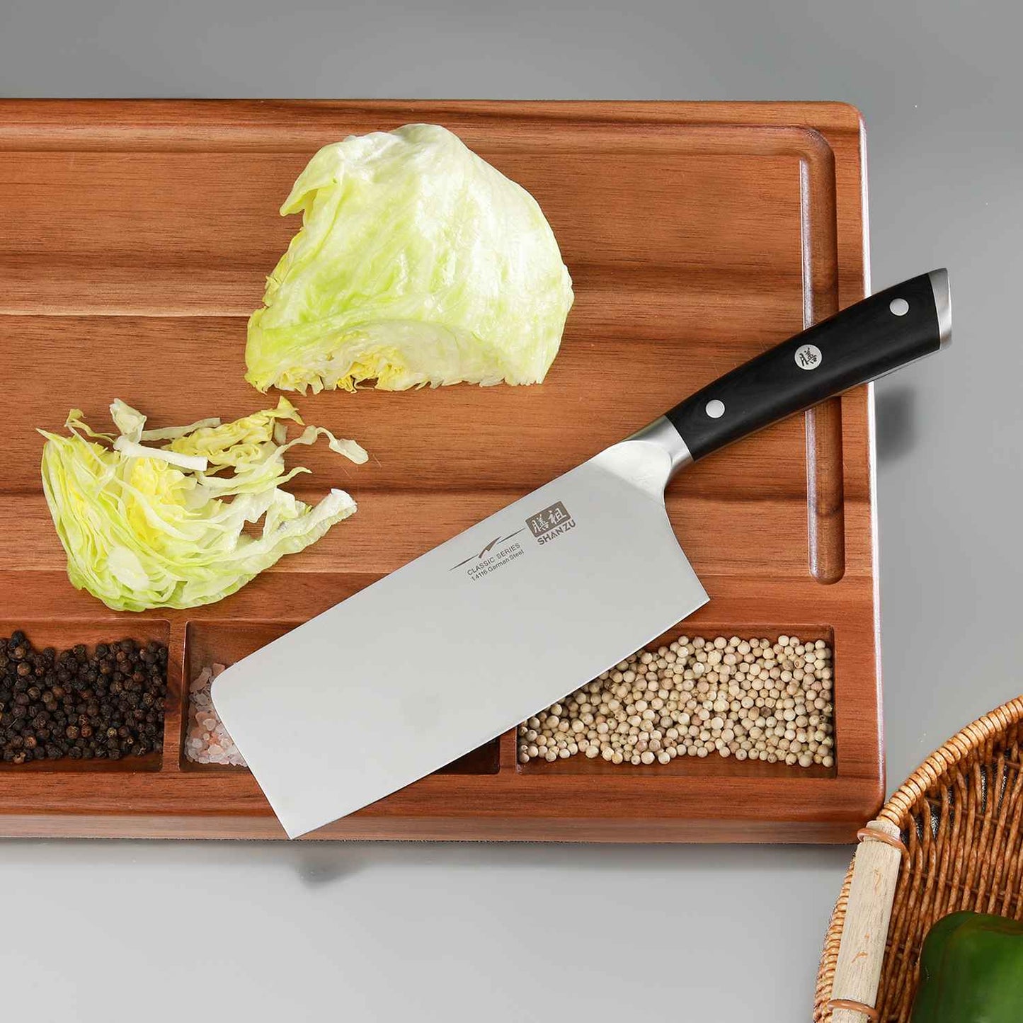 Classic 7" High Carbon Steel Chopping Knife