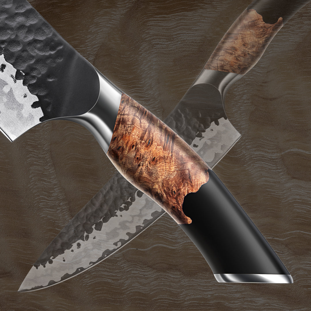 Tengu 8" Japanese BBQ Chef Knife+MAGNE TICKNIFE HOLDER