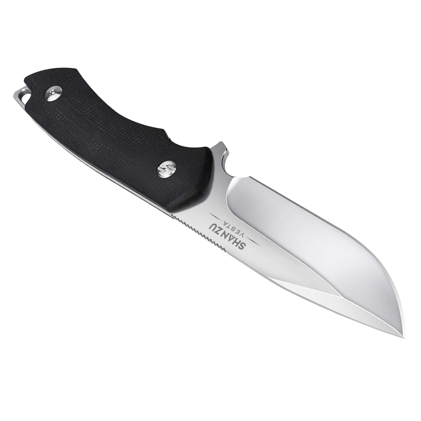9.52" Black Vesta Saber Ground Fixed Blade Knife