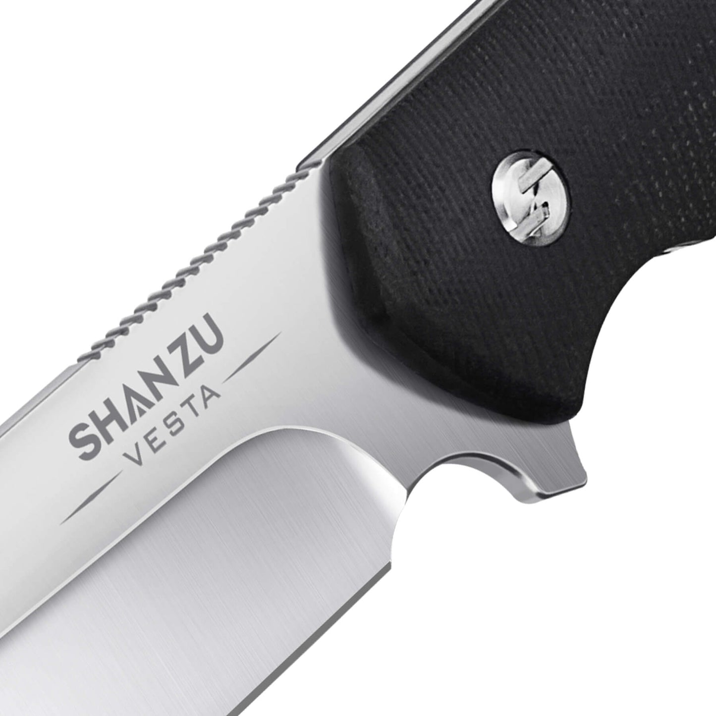 9.52" Black Vesta Saber Ground Fixed Blade Knife