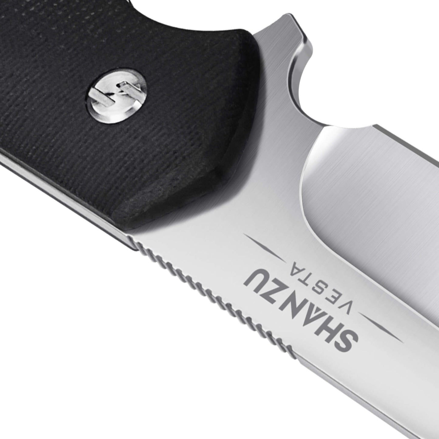 9.52" Black Vesta Saber Ground Fixed Blade Knife