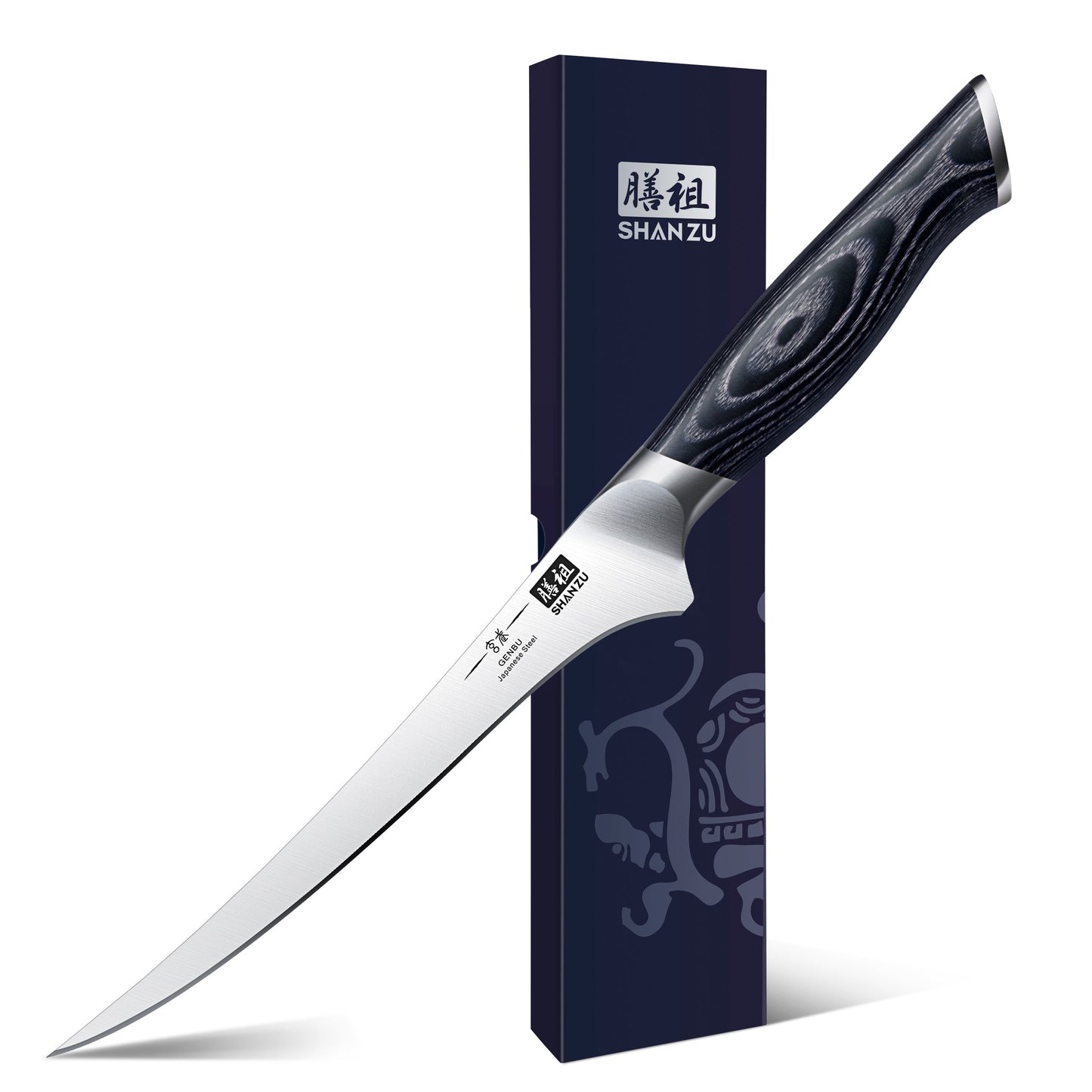 SHAN ZU 7 Inch Fillet Knife | Genbu Series
