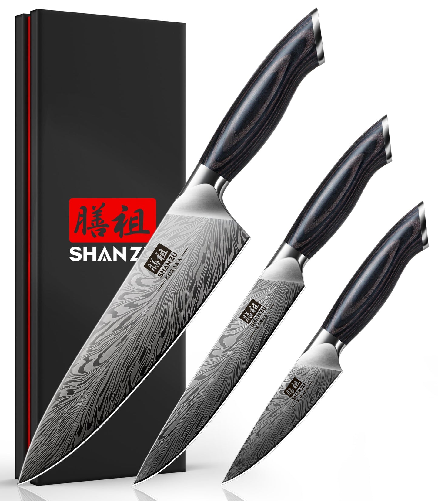 Koraka Series|SHAN ZU 3PCS Kitchen Knife Set