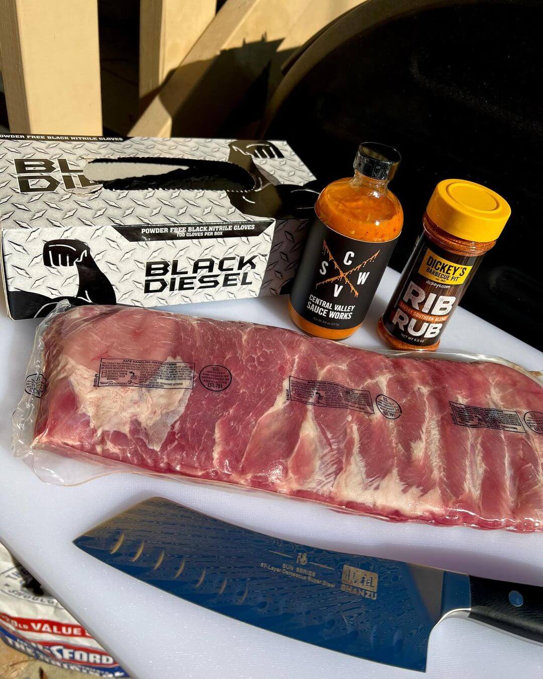 Sun Damascus Santoku Knife+MAGNE TICKNIFE HOLDER