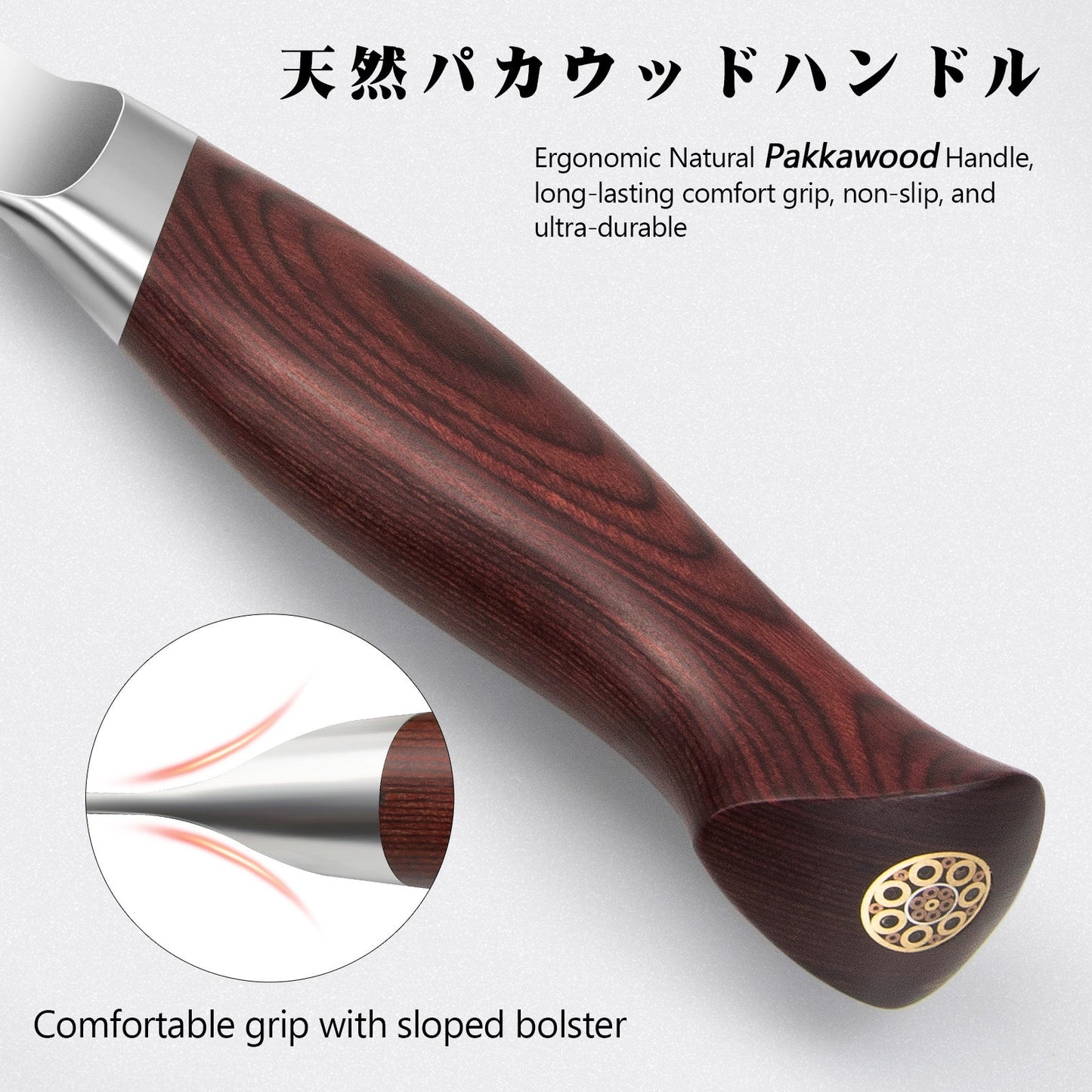 OKINAWA Series | SHAN ZU 8-inch Chef's Knife+MAGNE TICKNIFE HOLDER