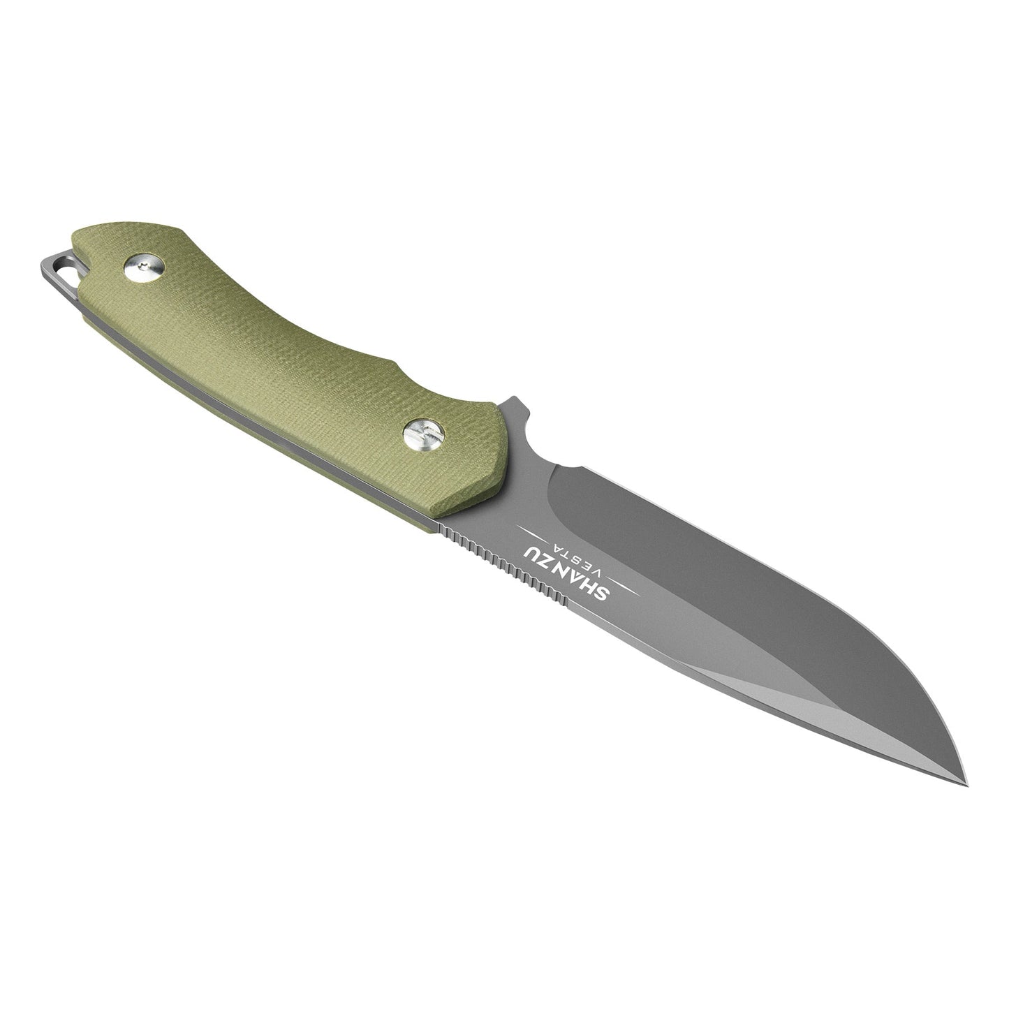 9.52" Green Vesta Saber Ground Fixed Blade Knife
