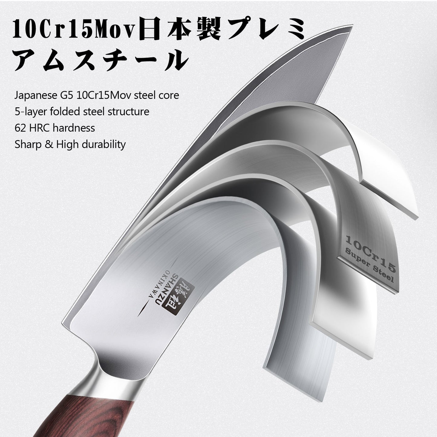 OKINAWA Series | SHAN ZU 8-inch Chef's Knife+MAGNE TICKNIFE HOLDER