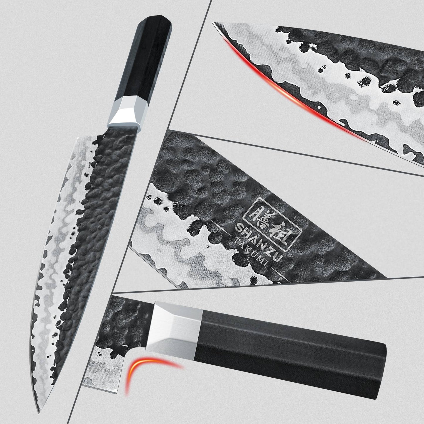 Takumi Japanese Gyuto Chef Knife+MAGNE TICKNIFE HOLDER