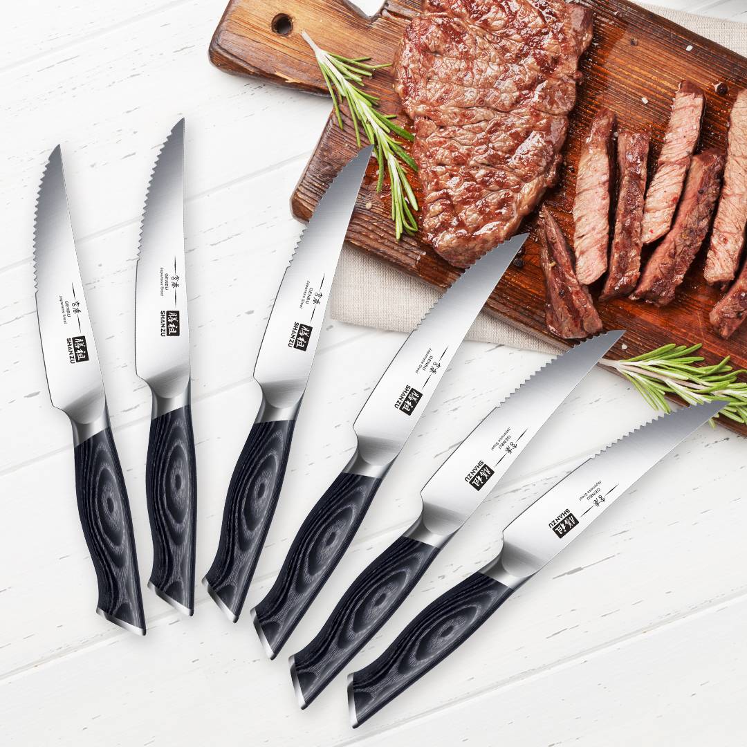 Genbu 16-PCS Kitchen Knife Set With Block