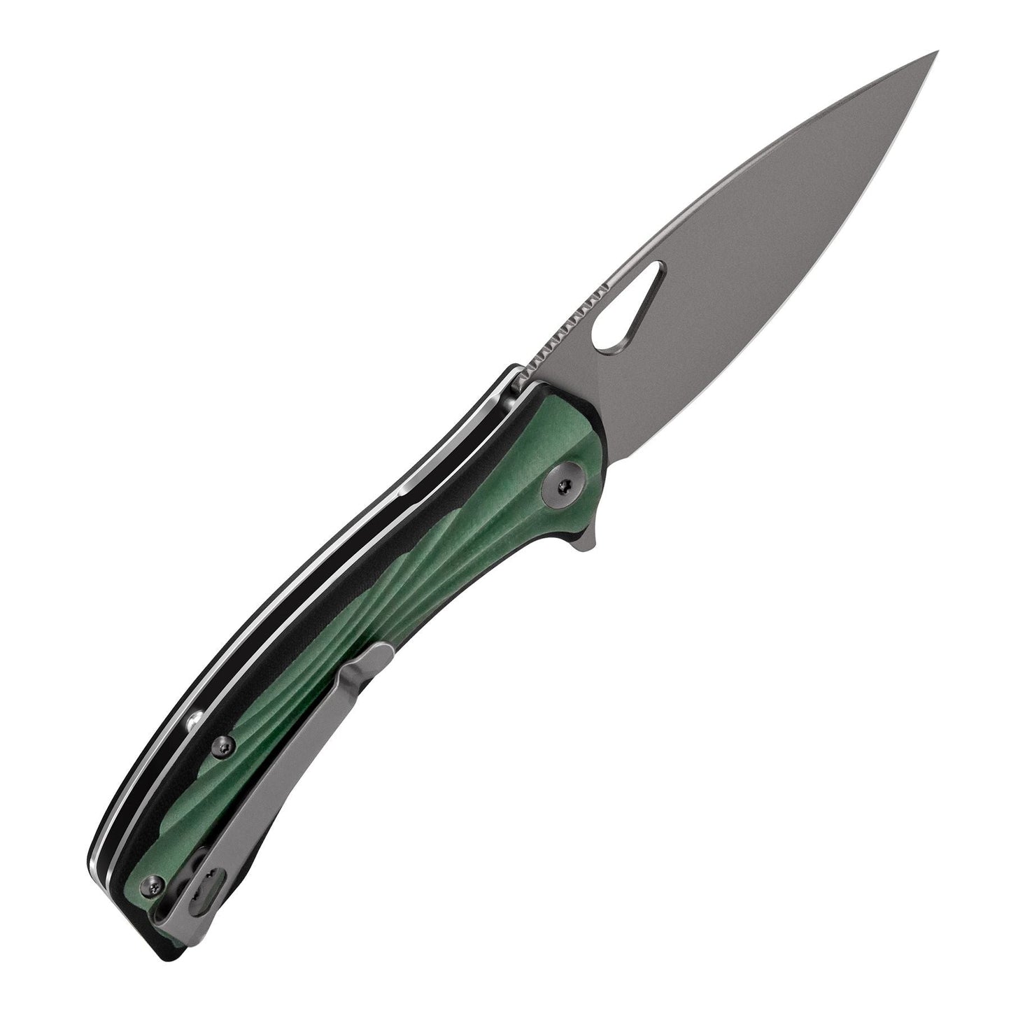Green Peafowl | Liner Lock Knife | 7.80” ZDF905 Blade & G10 Handle
