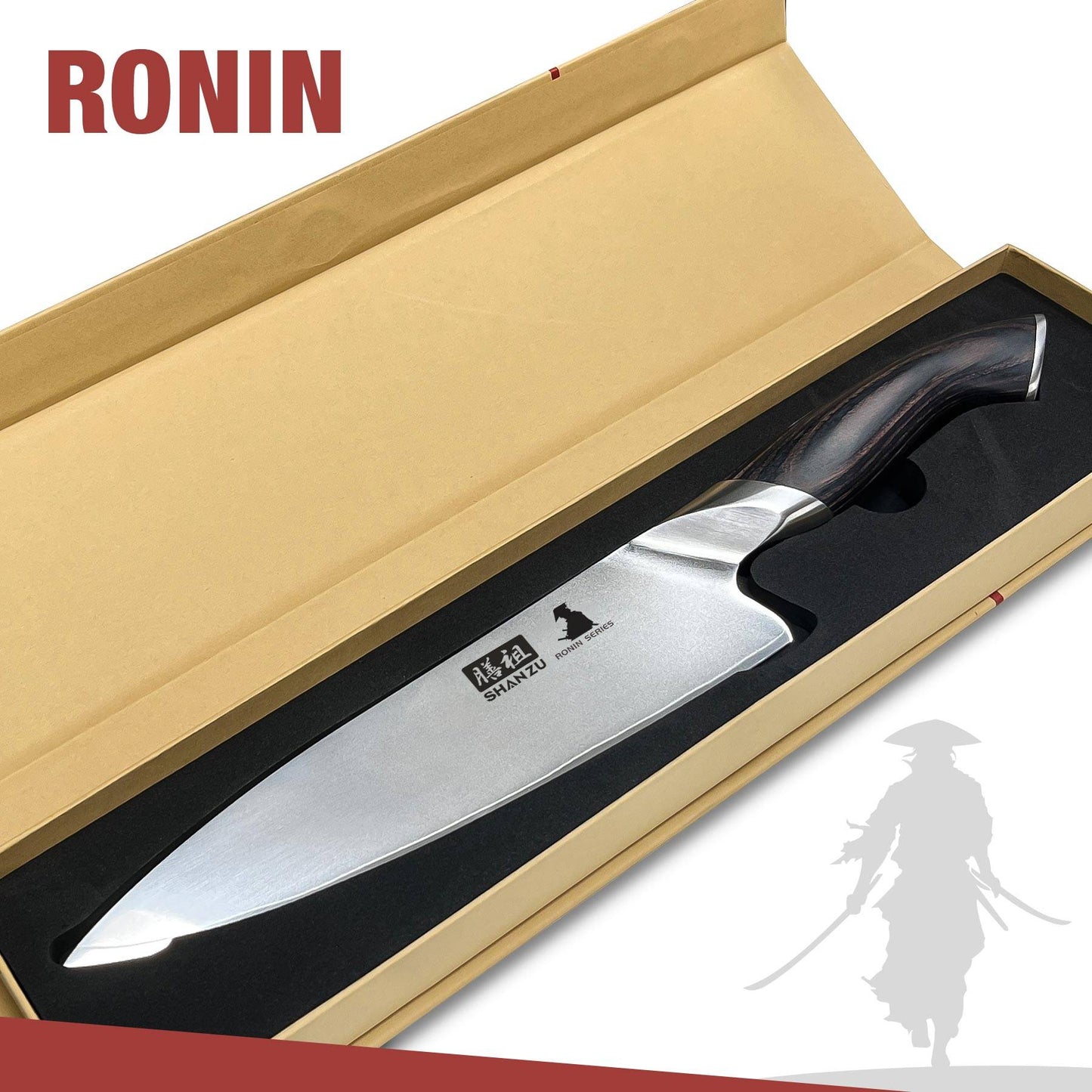 Ronin Japanese 8" Chef Knife+MAGNE TICKNIFE HOLDER