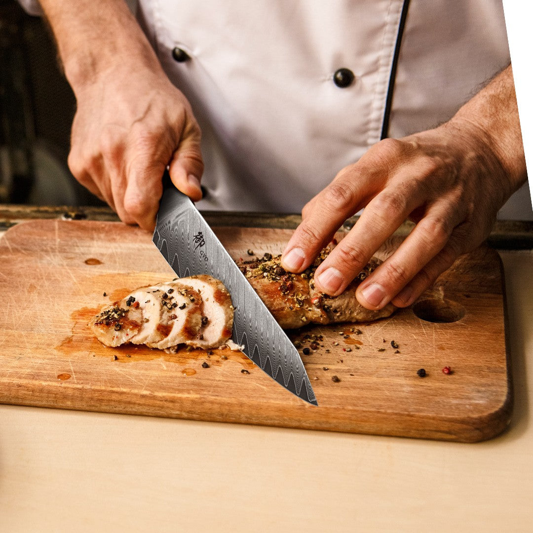 GYO Damascus Chef Knife+MAGNE TICKNIFE HOLDER