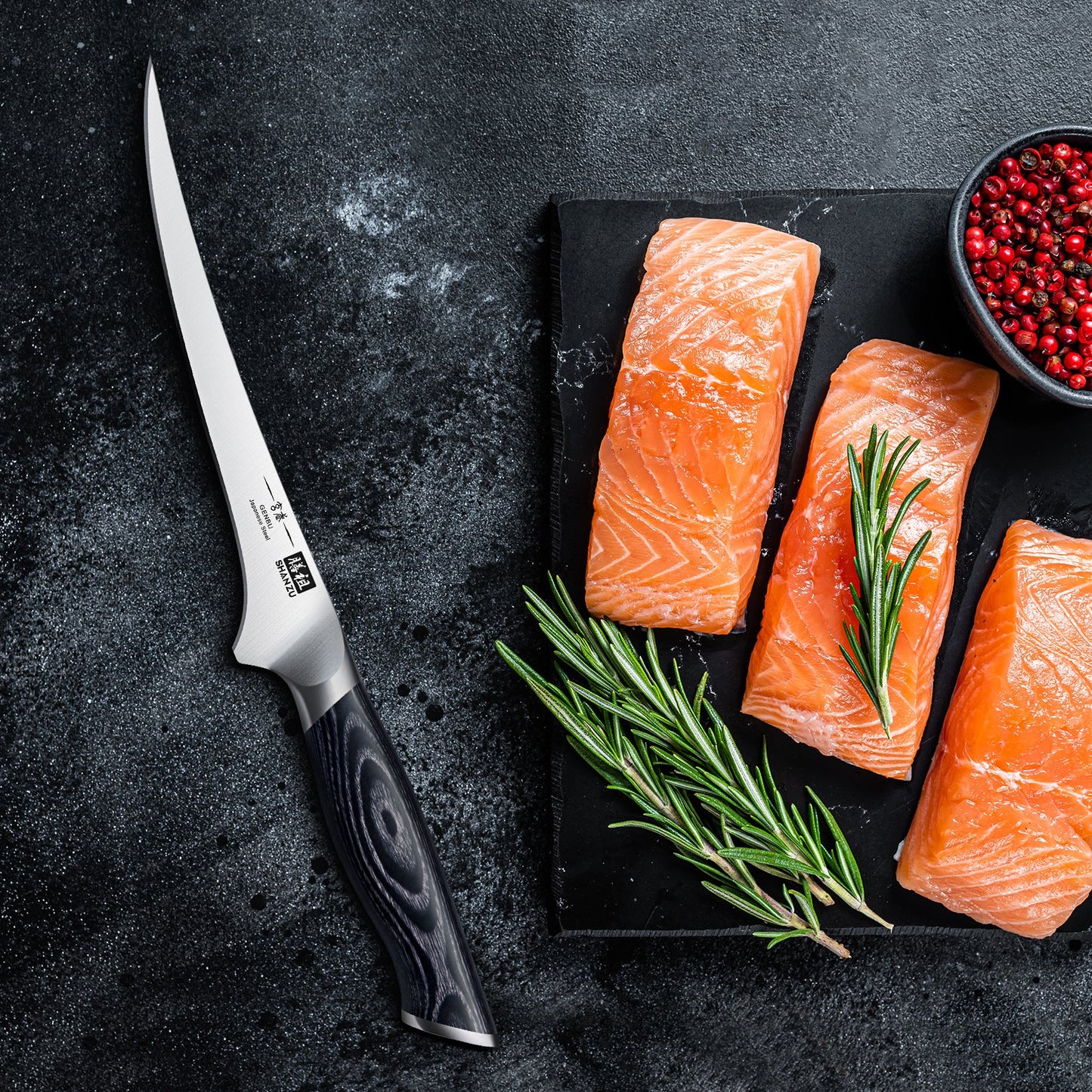 SHAN ZU 7 Inch Fillet Knife | Genbu Series