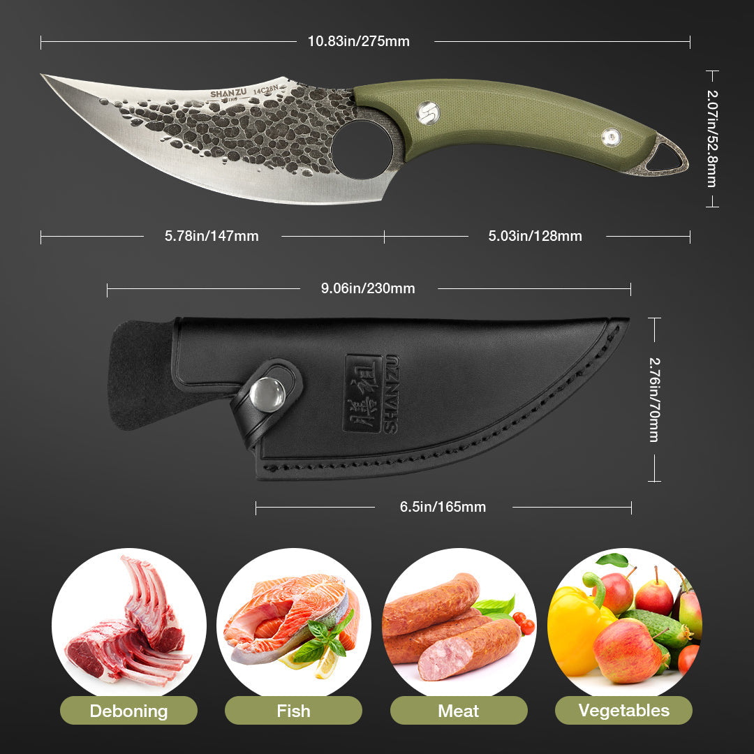 Rhino 6" 14C28N Camping Chef Knife