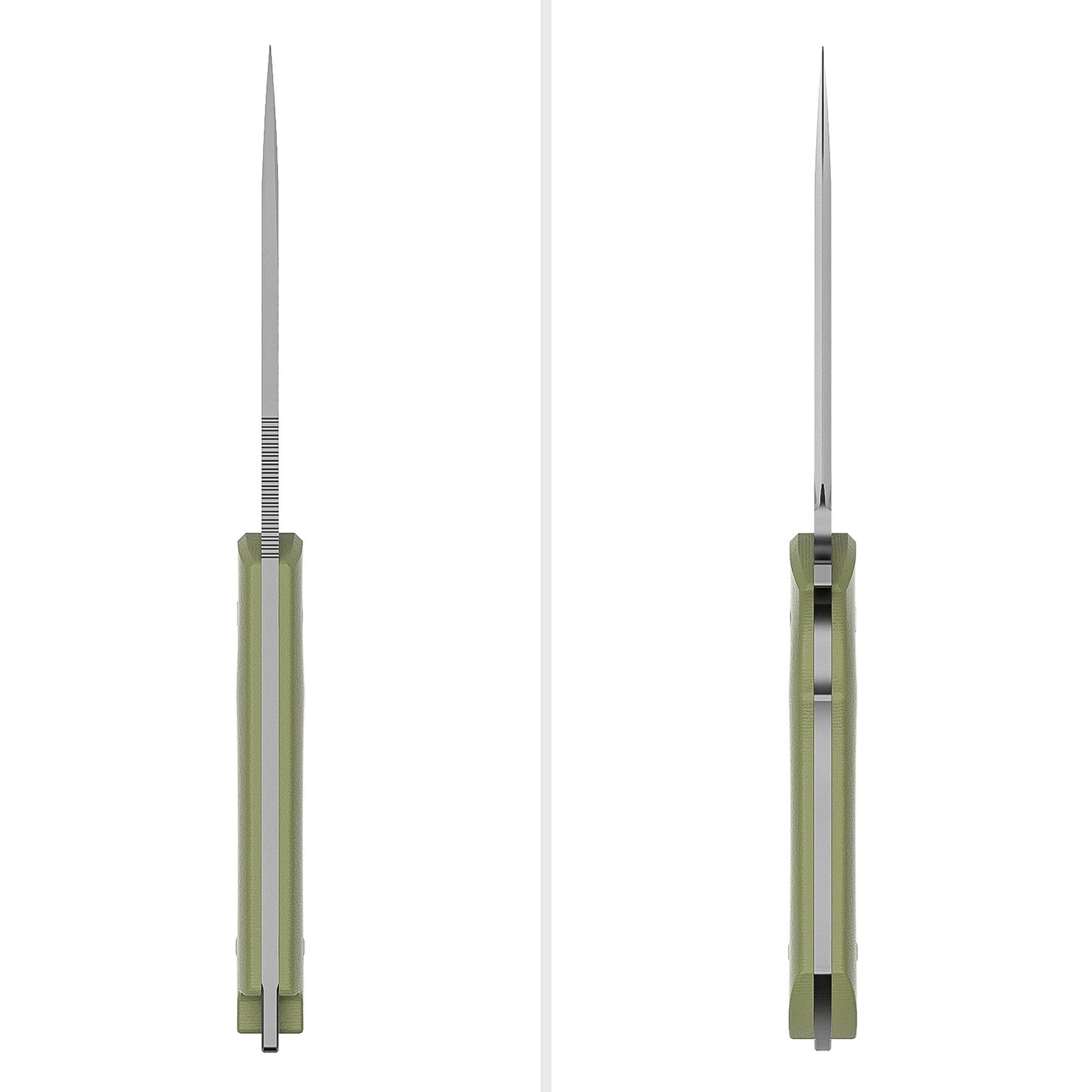 9.52" Green Vesta Saber Ground Fixed Blade Knife