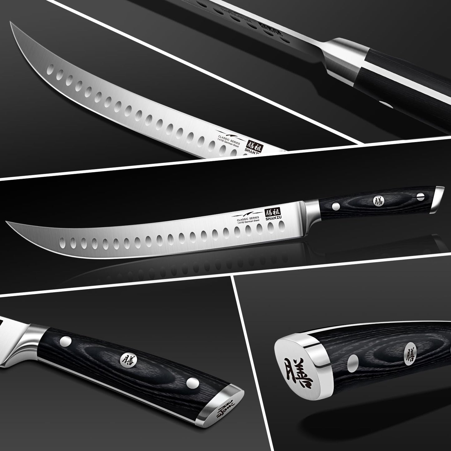 Classic 11.8" High Carbon Steel Carving Slicing Knife