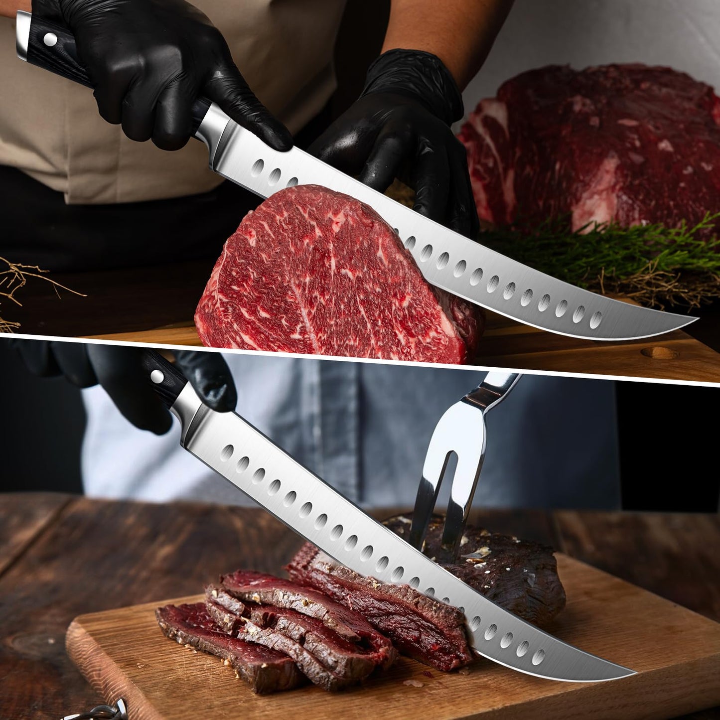 Classic 11.8" High Carbon Steel Carving Slicing Knife