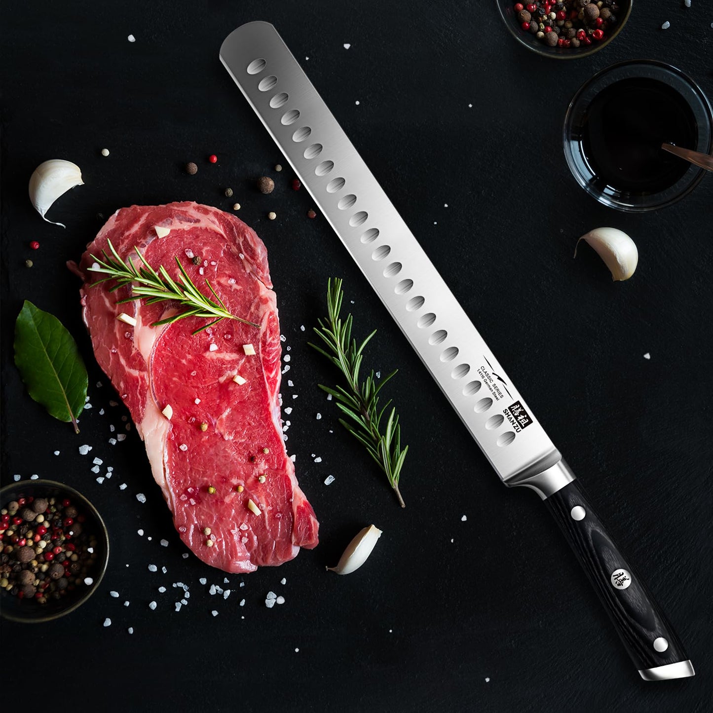Classic 11.8" High Carbon Steel Brisket Slicing Knife
