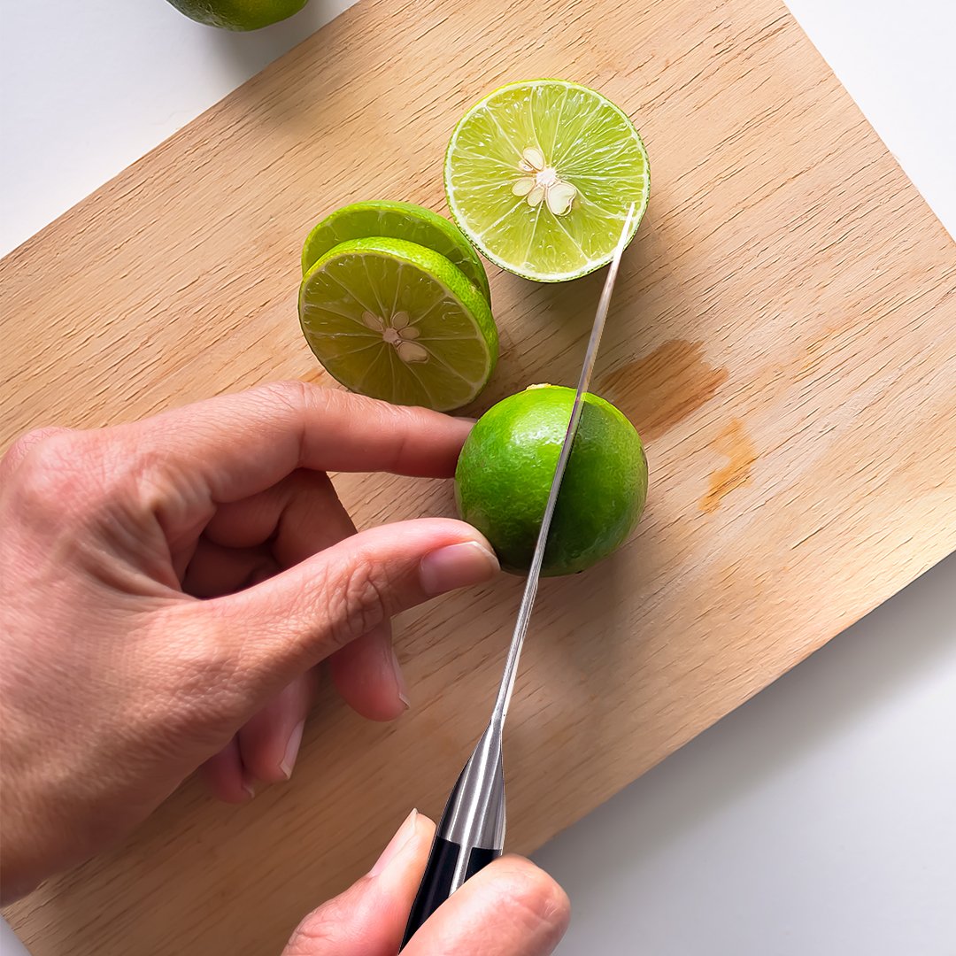 SHAN ZU Pro Series | 3-Piece Damascus Knife Set + 12" Magnetic Knife Holder