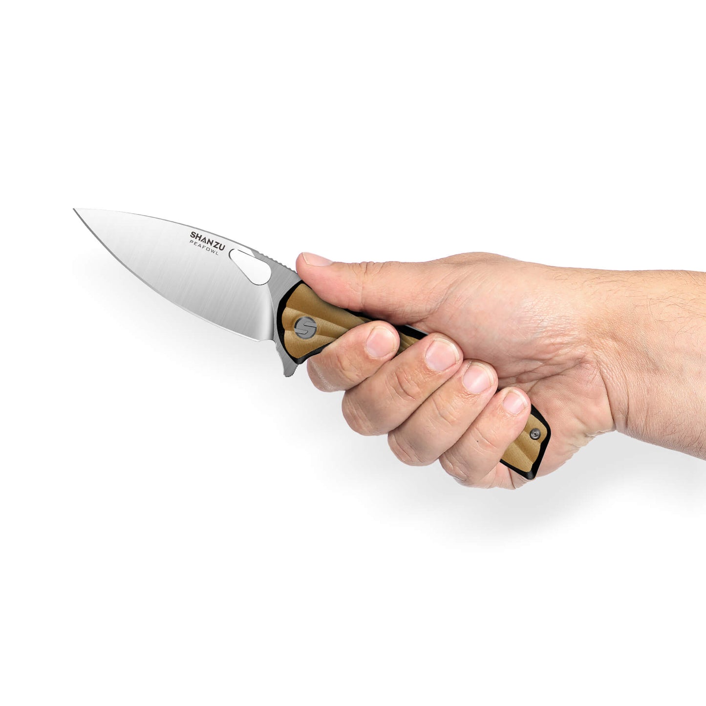 Yellow Peafowl | Liner Lock Knife | 7.80” ZDF905 Blade & G10 Handle