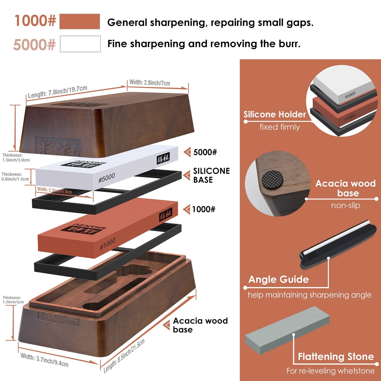 #1000/5000 Whetstone Gift Set