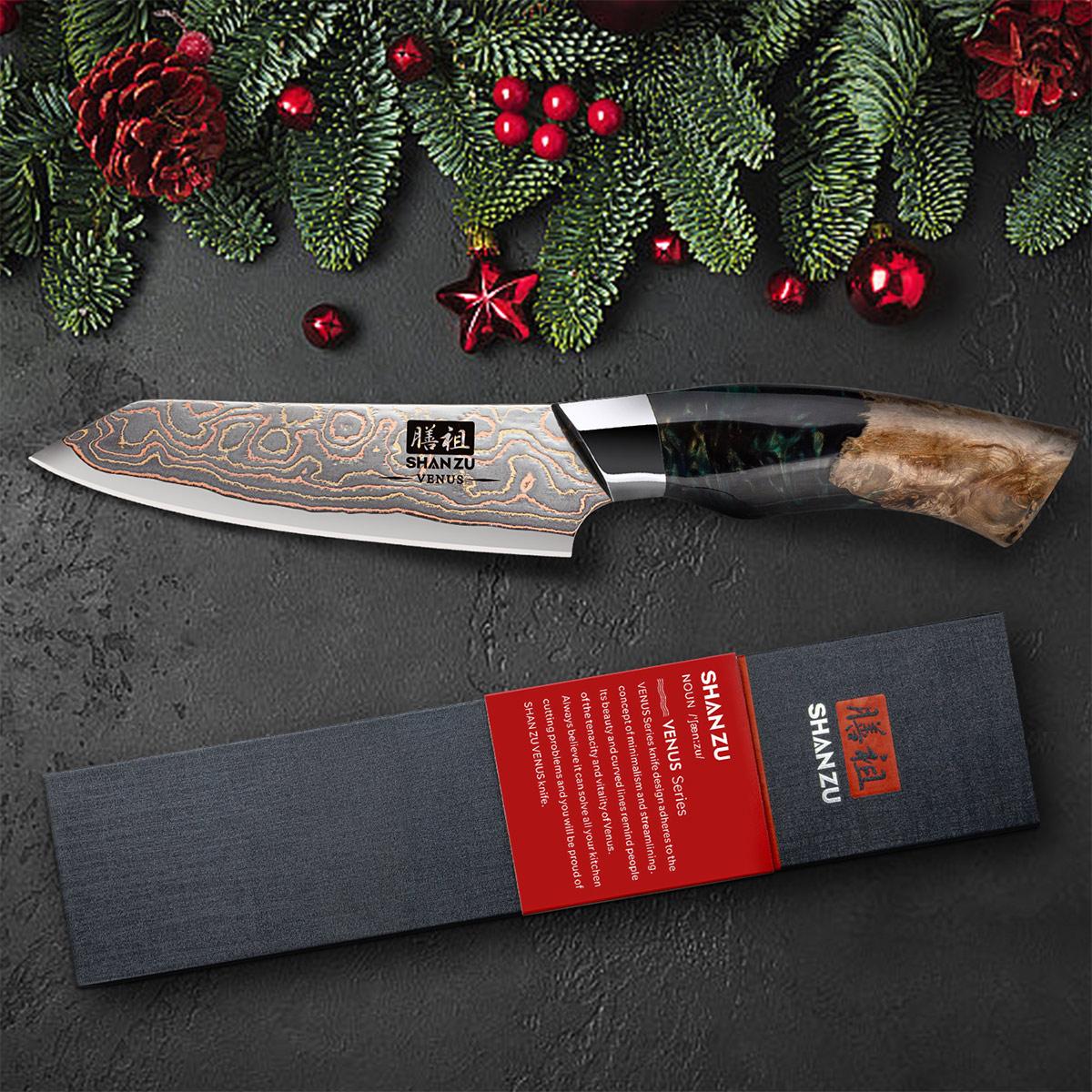 Venus Copper 3.74" Damascus Paring Knife