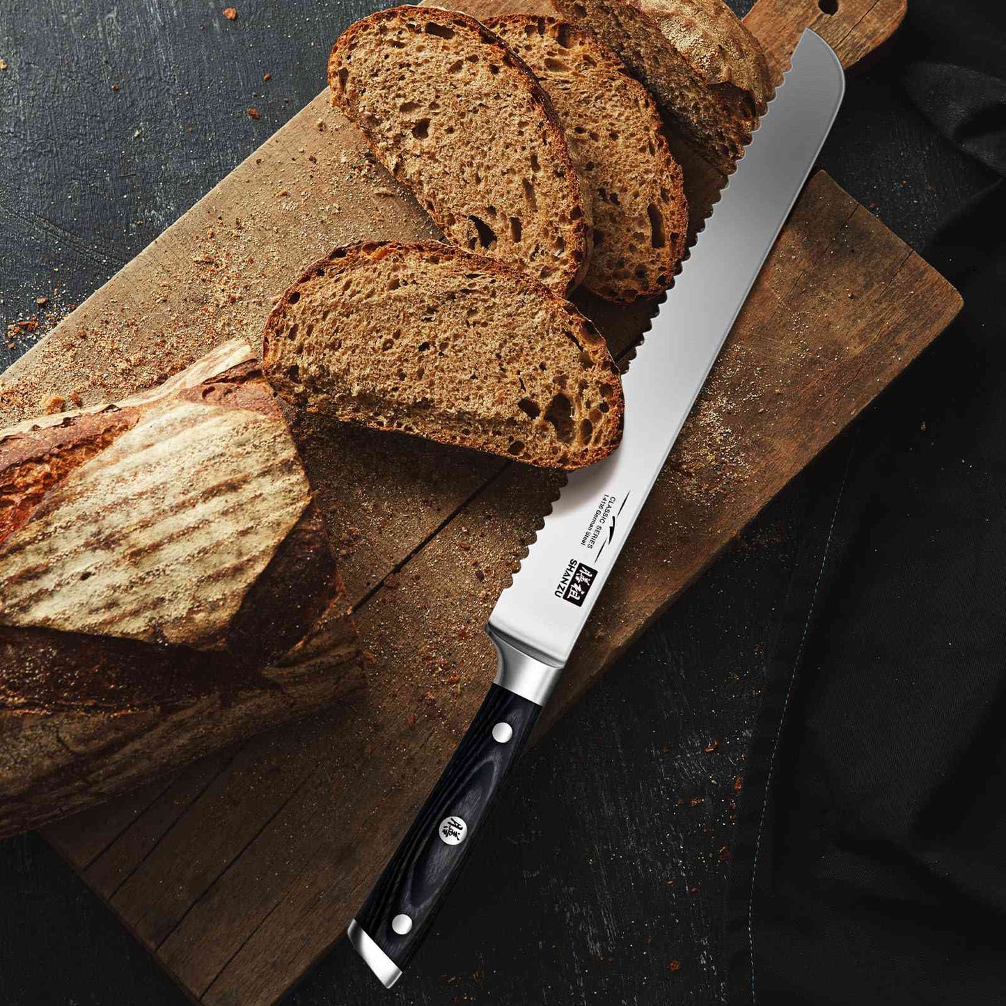 Classic 10" High Carbon Steel Bread Knife