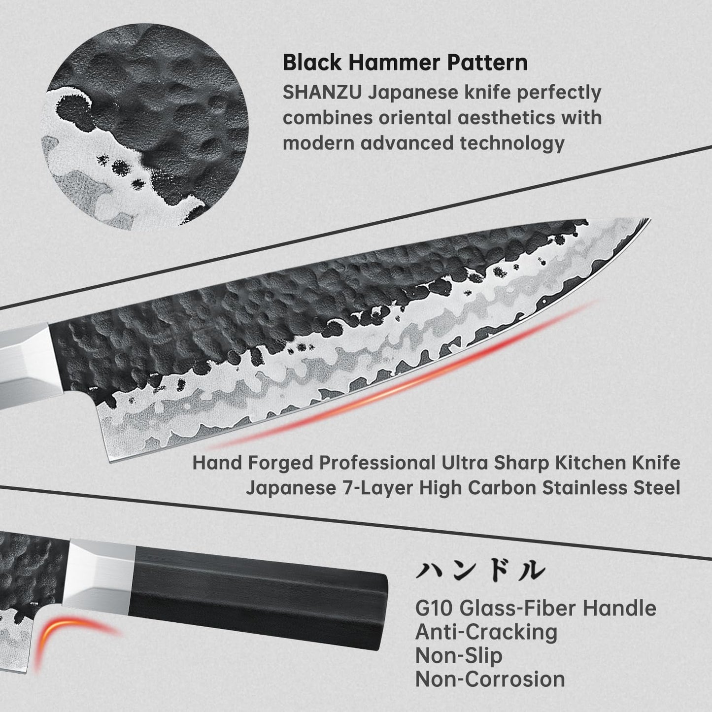 7-PCS Set Takumi Japanese Gyuto Chef Knife