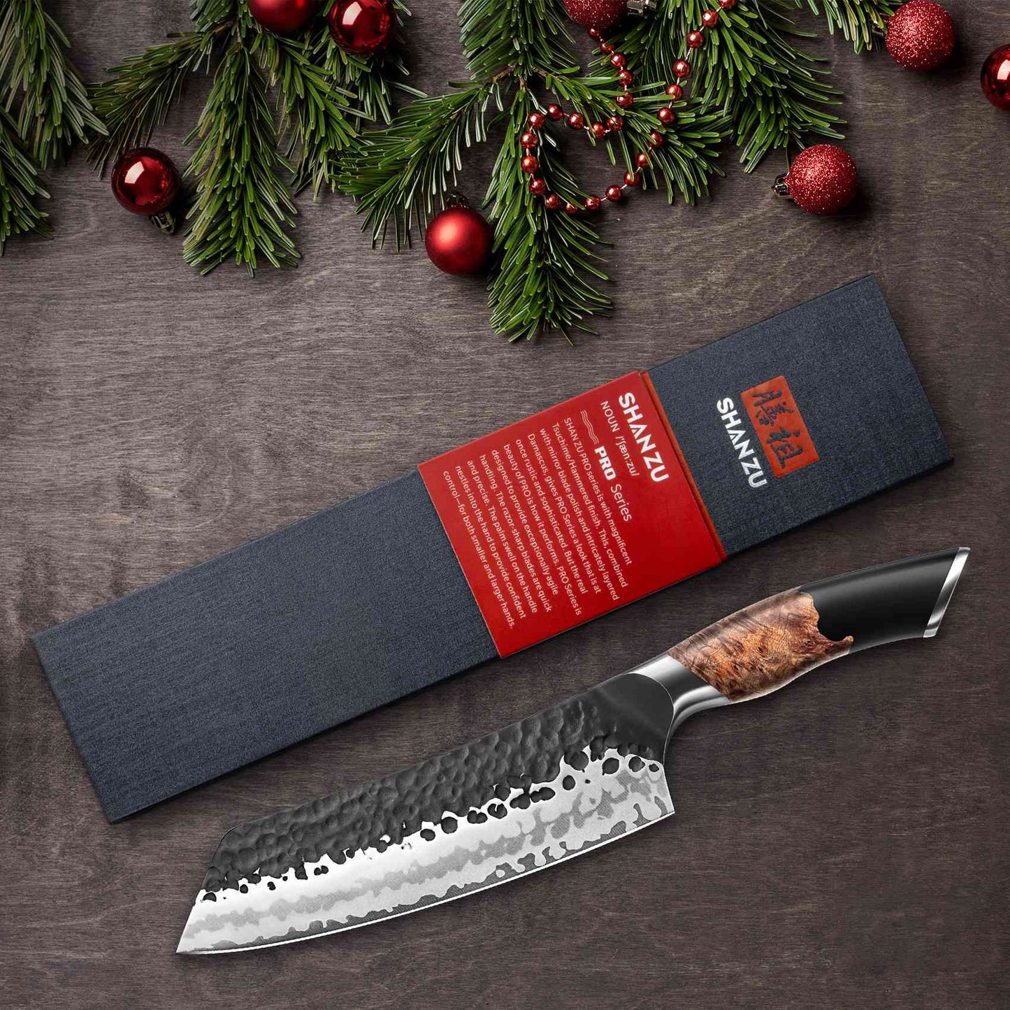 Tengu 7" Japanese Santoku Knife+MAGNE TICKNIFE HOLDER